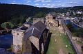 72-Bouillon, castello sulla Semois (veduta dalla torre d'Austria),18 agosto 1989